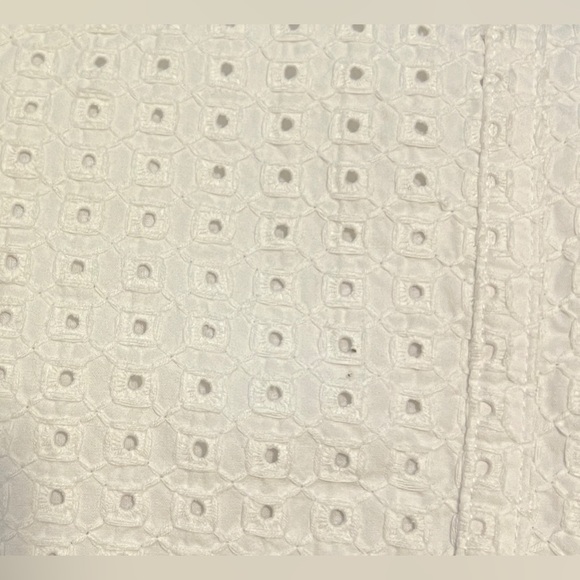 Sigrid Olsen Signature size 8 white eyelet skirt - Picture 8 of 9